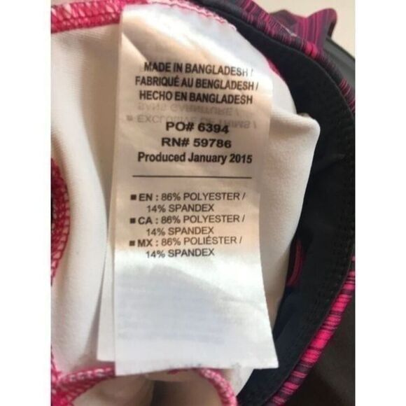 Umbro leggings  pink and black size M 0095 - Picture 8 of 8